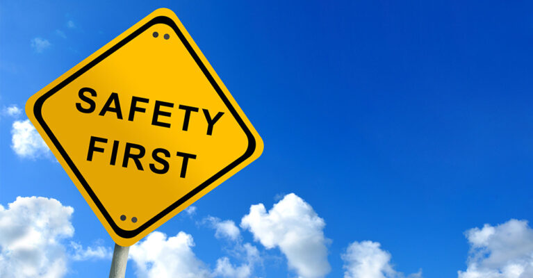 Safety First Sign