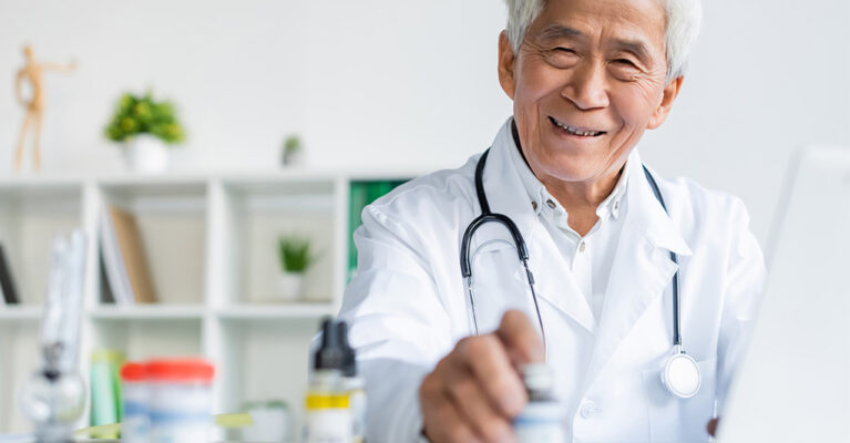 doctor facing you to discuss