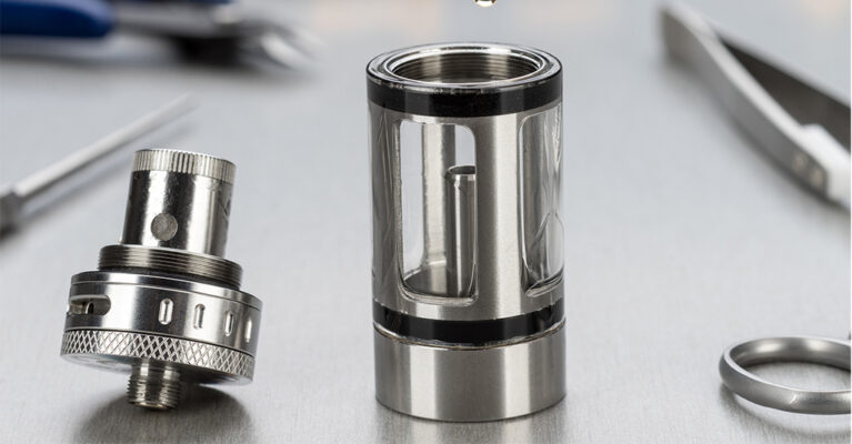 Metal vape tank and components