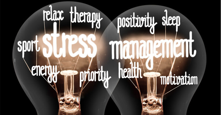 Stress management and wellness concepts