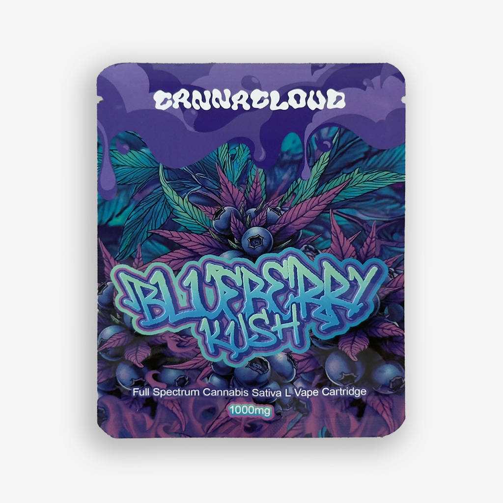 1000mg Cannabis Sativa L Vape Cartridge Contains THC – Blueberry Kush Strain in UK